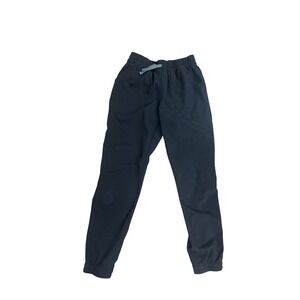 Patagonia Kids Black Jogger Pants Elastic Waist Drawstring L Athleisure Outdoor